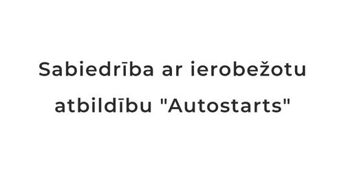 Sabiedrība ar ierobežotu atbildību "Autostarts"