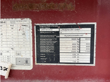 Naczepa wywrotka Langendorf SKS-HS 24/28 SKS-HS 24/28, Stahlmulde ca. 24m³, Liftachse: zdjęcie 2 Naczepa wywrotka Langendorf SKS-HS 24/28 SKS-HS 24/28, Stahlmulde ca. 24m³, Liftachse: zdjęcie 2
