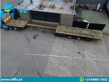 Naczepa platforma/ Burtowa Meusburger 3-ass. Vlakke uitschuifbare oplegger / 3x gestuurd: zdjęcie 2