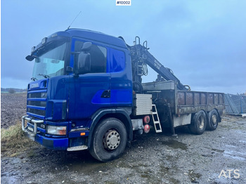 Samochód ciężarowy skrzyniowy/ Platforma SCANIA R124