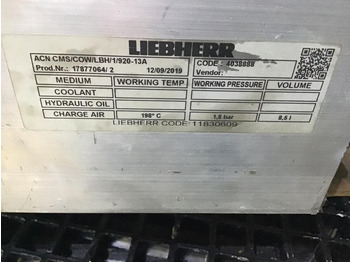 Intercooler LIEBHERR