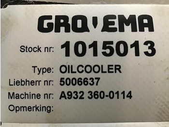 Chłodnica oleju Liebherr Oilcooler: zdjęcie 3