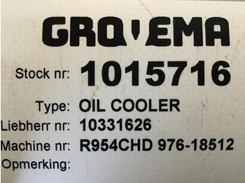 Chłodnica oleju LIEBHERR