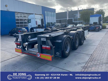 Naczepa kontenerowiec/ System wymienny VAN HOOL 20'/30'