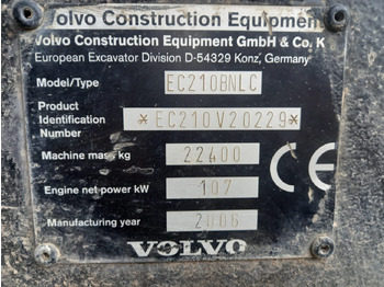 Koparka gąsienicowa VOLVO EC210B NLC Escavatore cingolato usato in buone condizioni.: zdjęcie 5 Koparka gąsienicowa VOLVO EC210B NLC Escavatore cingolato usato in buone condizioni.: zdjęcie 5