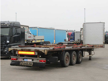 Naczepa platforma/ Burtowa ZASŁAW D-651A, LIFTING AXLE: zdjęcie 4