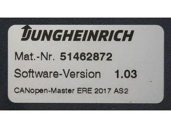 ECU do Urządzeń transportu wewnętrznego Jungheinrich 51206665 | Rij/hef regeling Drive/lift controller AS2409 i S Index: zdjęcie 3 ECU do Urządzeń transportu wewnętrznego Jungheinrich 51206665 | Rij/hef regeling Drive/lift controller AS2409 i S Index: zdjęcie 3