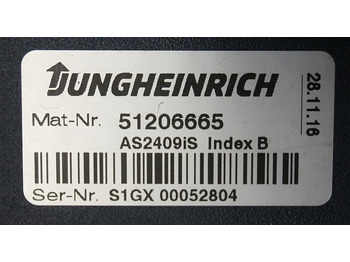 ECU do Urządzeń transportu wewnętrznego Jungheinrich 51206665 | Rij/hef regeling Drive/lift controller AS2409 i S Index: zdjęcie 2 ECU do Urządzeń transportu wewnętrznego Jungheinrich 51206665 | Rij/hef regeling Drive/lift controller AS2409 i S Index: zdjęcie 2