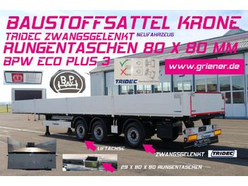 Naczepa platforma/ Burtowa KRONE SDP