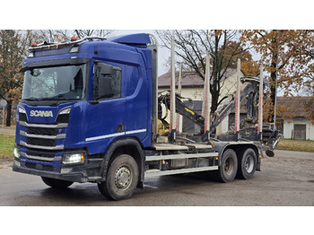 Samochód do drewna SCANIA R 450