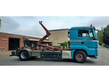 Ciężarówka hakowiec, Samochod ciężarowy z HDS MAN TGS 18.440 Abroller mit Funk +Kran vor: zdjęcie 3 Ciężarówka hakowiec, Samochod ciężarowy z HDS MAN TGS 18.440 Abroller mit Funk +Kran vor: zdjęcie 3