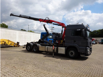 Ciężarówka hakowiec, Samochod ciężarowy z HDS MAN 26.500 Abroller + Fassi F125A Kran 6x2-4 Allrad MAN 26.500 Abroller + Fassi F125A Kran 6x2-4 Allrad: zdjęcie 4 Ciężarówka hakowiec, Samochod ciężarowy z HDS MAN 26.500 Abroller + Fassi F125A Kran 6x2-4 Allrad MAN 26.500 Abroller + Fassi F125A Kran 6x2-4 Allrad: zdjęcie 4