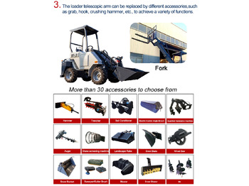 Ładowarka kołowa teleskopowa L28 Telescopic Arm Loader With Multi-function Accessories: zdjęcie 2 Ładowarka kołowa teleskopowa L28 Telescopic Arm Loader With Multi-function Accessories: zdjęcie 2