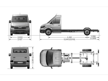 Samochód ciężarowe pod zabudowę MAN TGE