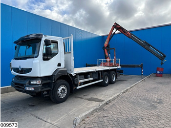 Samochód ciężarowy skrzyniowy/ Platforma, Samochod ciężarowy z HDS Renault Kerax 380 Dxi 6X4, EURO 6, Retarder, Palfinger, Remote: zdjęcie 2 Samochód ciężarowy skrzyniowy/ Platforma, Samochod ciężarowy z HDS Renault Kerax 380 Dxi 6X4, EURO 6, Retarder, Palfinger, Remote: zdjęcie 2