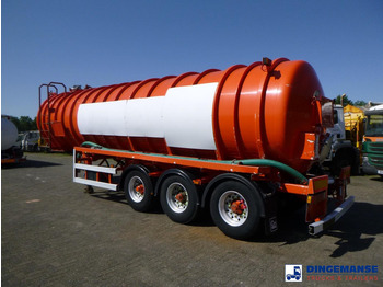 Naczepa cysterna Crossland Vacuum tank alu 33 m3 / 1 comp: zdjęcie 3