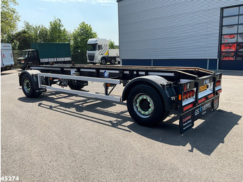 Przyczepa kontenerowiec/ System wymienny GS Meppel 2-assige container aanhangwagen: zdjęcie 2