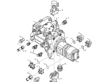Pompa hydrauliczna CASE