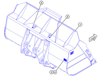 Łyżka do ładowarki CATERPILLAR