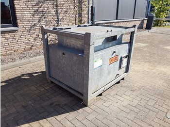 Zbiornik magazynowy OTTO 1000 liter dieseltank IBC Gegalvaniseerd as New !: zdjęcie 2