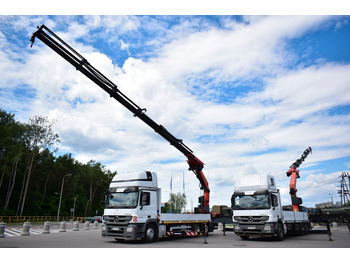 Samochod ciężarowy z HDS, Samochód ciężarowy skrzyniowy/ Platforma Mercedes-Benz ACTROS 2546 6x2 Palfinger PK 50002 EURO 5 Cran .: zdjęcie 2