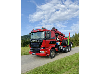 Samochód do drewna SCANIA R 580