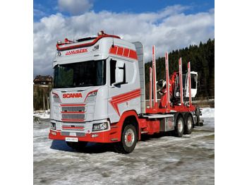 Samochód do drewna SCANIA R 580