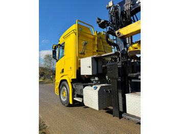 Samochód do drewna, Samochod ciężarowy z HDS SCANIA R650: zdjęcie 5