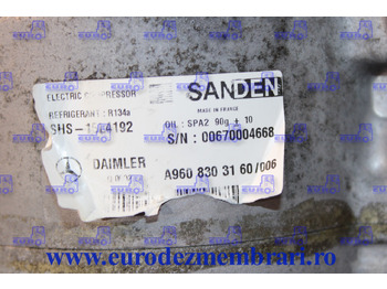 Sprężarka klimatyzacji do Samochodów ciężarowych COMPRESOR CLIMA STATIONARE MERCEDES ACTROS MP4 A9608303160: zdjęcie 2 Sprężarka klimatyzacji do Samochodów ciężarowych COMPRESOR CLIMA STATIONARE MERCEDES ACTROS MP4 A9608303160: zdjęcie 2