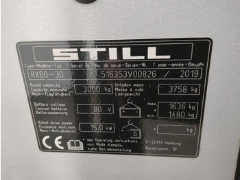 Wózek widłowy elektryczny STILL RX60-30: zdjęcie 5 Wózek widłowy elektryczny STILL RX60-30: zdjęcie 5
