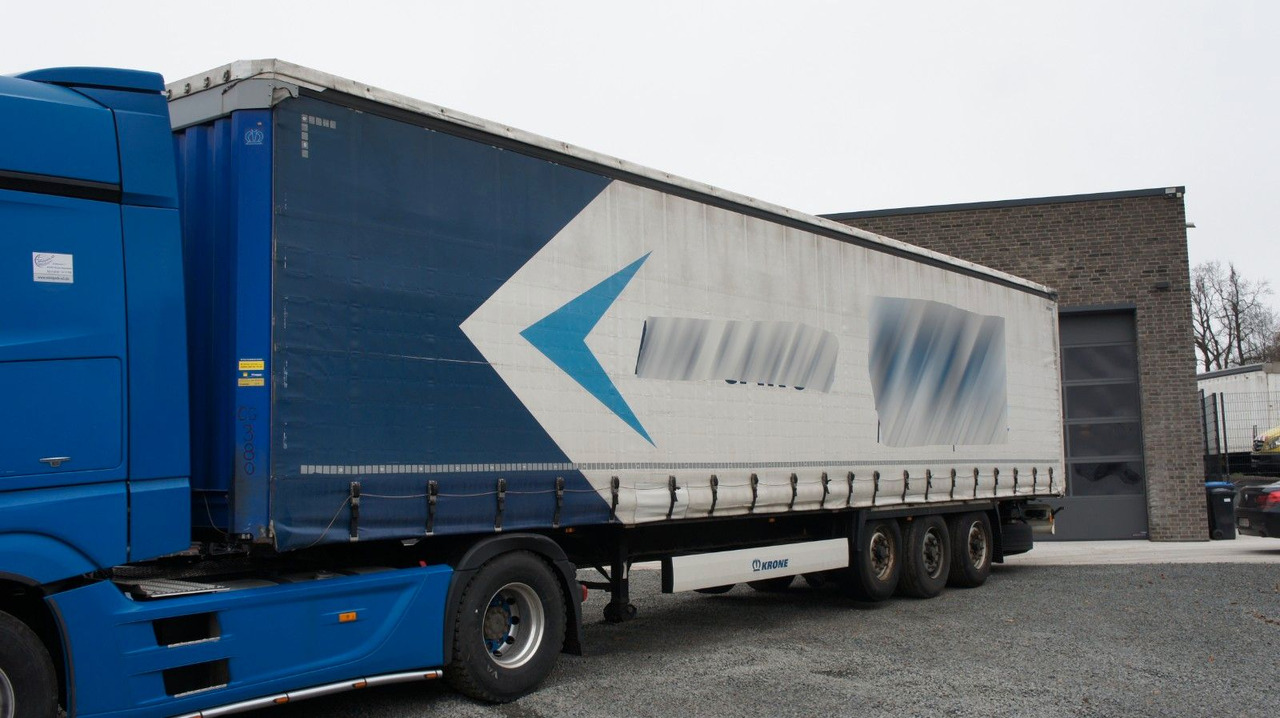 Krone SD Doppelter Boden Verstärkte Plane 2x Liftachse - Naczepa plandeka: zdjęcie 1 Krone SD Doppelter Boden Verstärkte Plane 2x Liftachse - Naczepa plandeka: zdjęcie 1