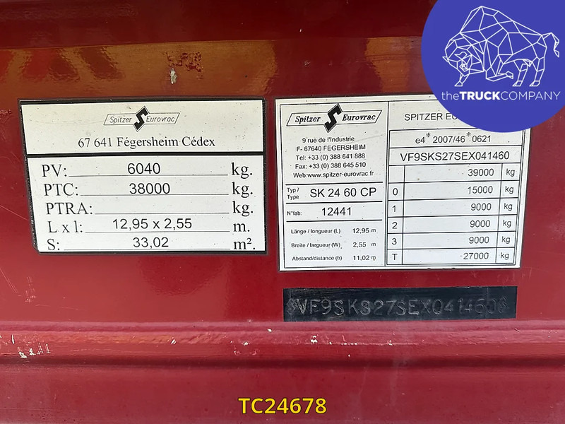 SPITZER 59000 - Naczepa cysterna: zdjęcie 4 SPITZER 59000 - Naczepa cysterna: zdjęcie 4