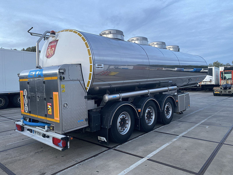 ETA SR3A FOODSTUFF MILK 4 COMP 29M3 - Naczepa cysterna: zdjęcie 2 ETA SR3A FOODSTUFF MILK 4 COMP 29M3 - Naczepa cysterna: zdjęcie 2