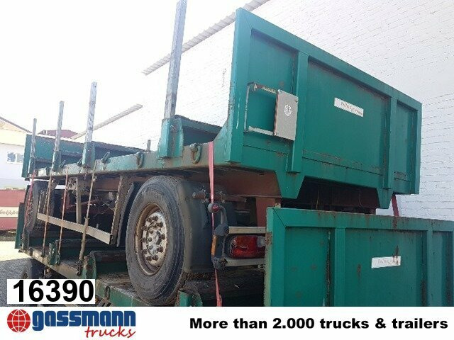 Anhänger Pritsche Plateau, Rungen, 3x vorh. ! - Przyczepa platforma/ Skrzyniowa: zdjęcie 1 Anhänger Pritsche Plateau, Rungen, 3x vorh. ! - Przyczepa platforma/ Skrzyniowa: zdjęcie 1