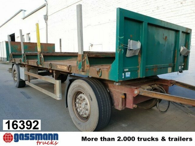 Anhänger Pritsche Plateau, Rungen, 3x vorh. - Przyczepa platforma/ Skrzyniowa: zdjęcie 1 Anhänger Pritsche Plateau, Rungen, 3x vorh. - Przyczepa platforma/ Skrzyniowa: zdjęcie 1