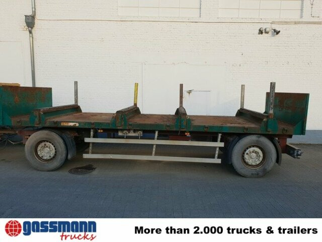 Anhänger Pritsche Plateau, Rungen, 3x vorh. - Przyczepa platforma/ Skrzyniowa: zdjęcie 4 Anhänger Pritsche Plateau, Rungen, 3x vorh. - Przyczepa platforma/ Skrzyniowa: zdjęcie 4