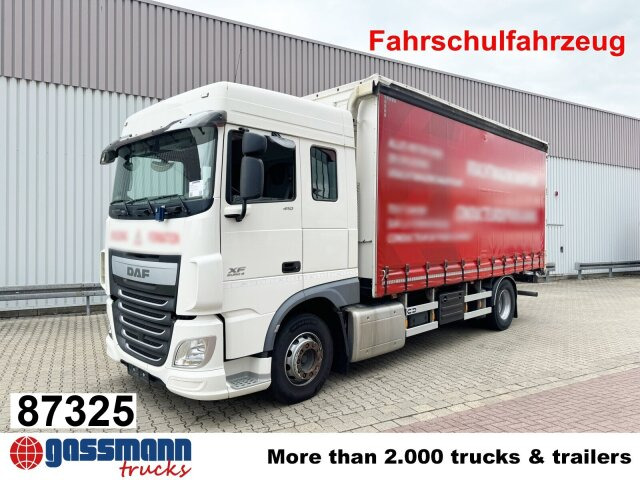 DAF XF 410 FA 4x2, Fahrschule, 2x AHK, 6 Sitze - Samochód ciężarowy skrzyniowy/ Platforma: zdjęcie 1 DAF XF 410 FA 4x2, Fahrschule, 2x AHK, 6 Sitze - Samochód ciężarowy skrzyniowy/ Platforma: zdjęcie 1