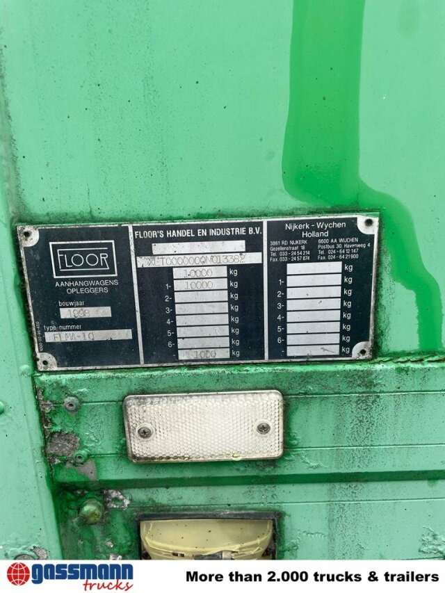 Floor FLMA 10, Blumenanhänger, LBW - Przyczepa zamknięte nadwozie: zdjęcie 3 Floor FLMA 10, Blumenanhänger, LBW - Przyczepa zamknięte nadwozie: zdjęcie 3