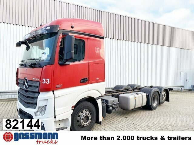 Mercedes-Benz Actros 2545 L 6x2, StreamSpace, Liftachse, - Samochód ciężarowe pod zabudowę: zdjęcie 1 Mercedes-Benz Actros 2545 L 6x2, StreamSpace, Liftachse, - Samochód ciężarowe pod zabudowę: zdjęcie 1