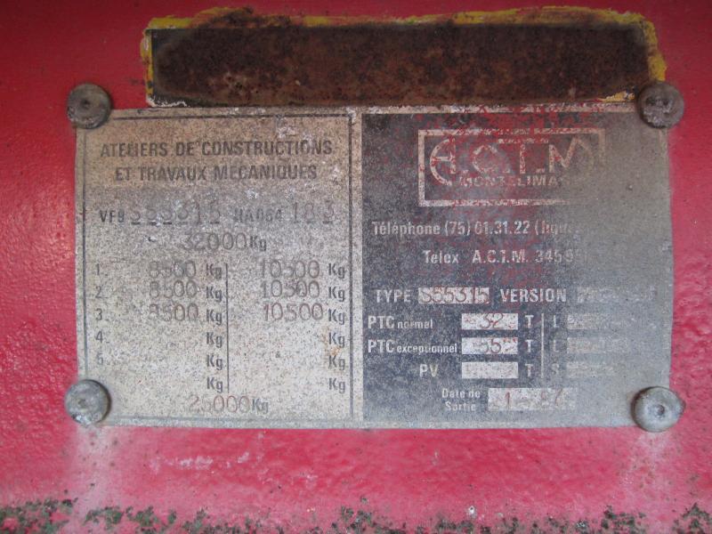 Actm - Naczepa niskopodwoziowa: zdjęcie 3 Actm - Naczepa niskopodwoziowa: zdjęcie 3