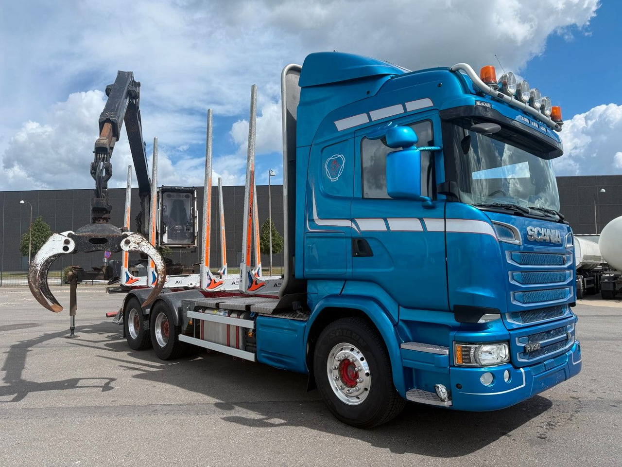 Scania R730 V8 6x4 Palfinger Epsilon M12L80 / Holz Wood - Samochód do drewna, Samochod ciężarowy z HDS: zdjęcie 2 Scania R730 V8 6x4 Palfinger Epsilon M12L80 / Holz Wood - Samochód do drewna, Samochod ciężarowy z HDS: zdjęcie 2