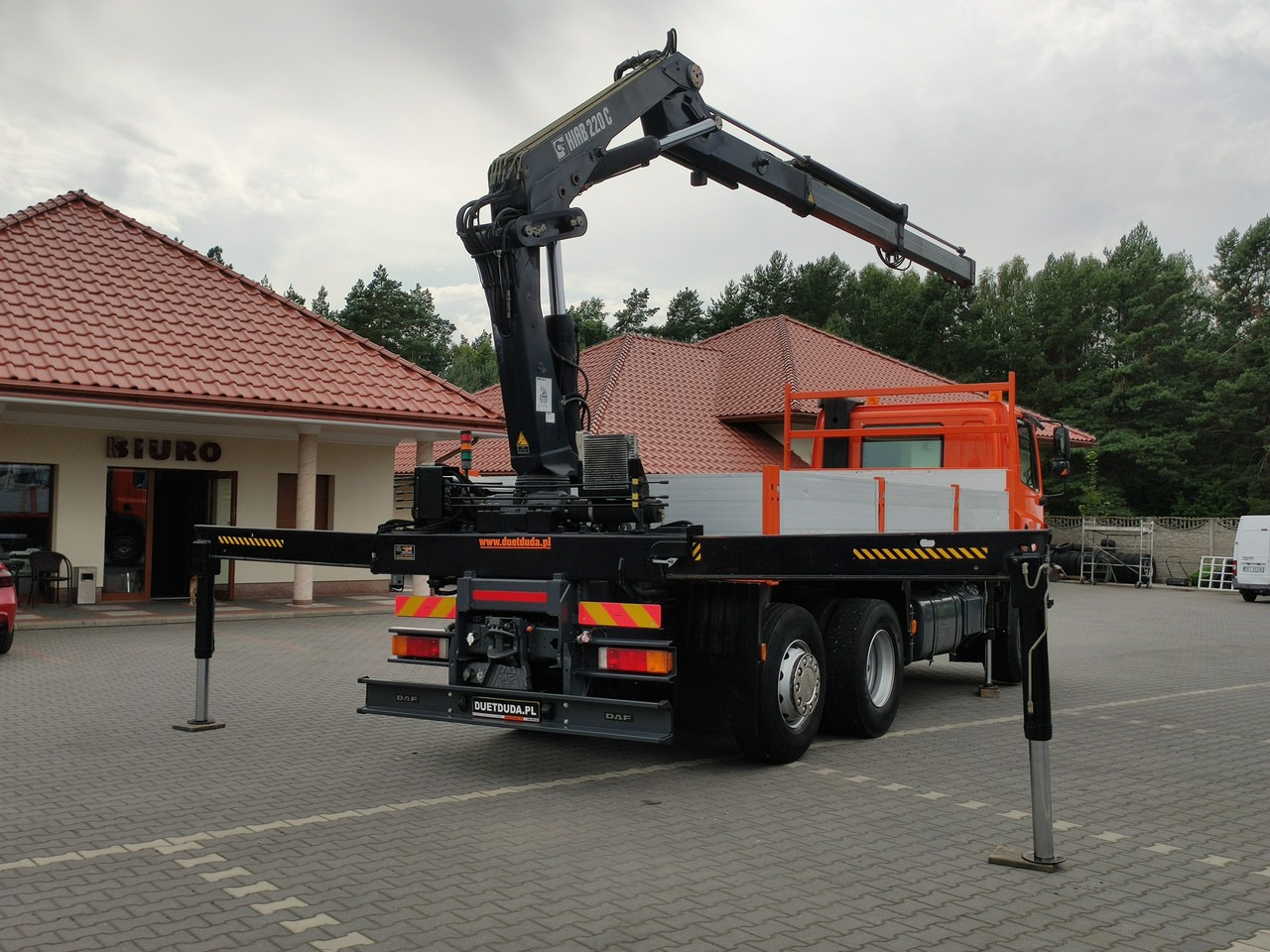 DAF CF 85.380 6x2 Oś Skrętna Skrzynia HDS HIAB 220C + Pilot - Samochód ciężarowy skrzyniowy/ Platforma, Samochod ciężarowy z HDS: zdjęcie 5 DAF CF 85.380 6x2 Oś Skrętna Skrzynia HDS HIAB 220C + Pilot - Samochód ciężarowy skrzyniowy/ Platforma, Samochod ciężarowy z HDS: zdjęcie 5