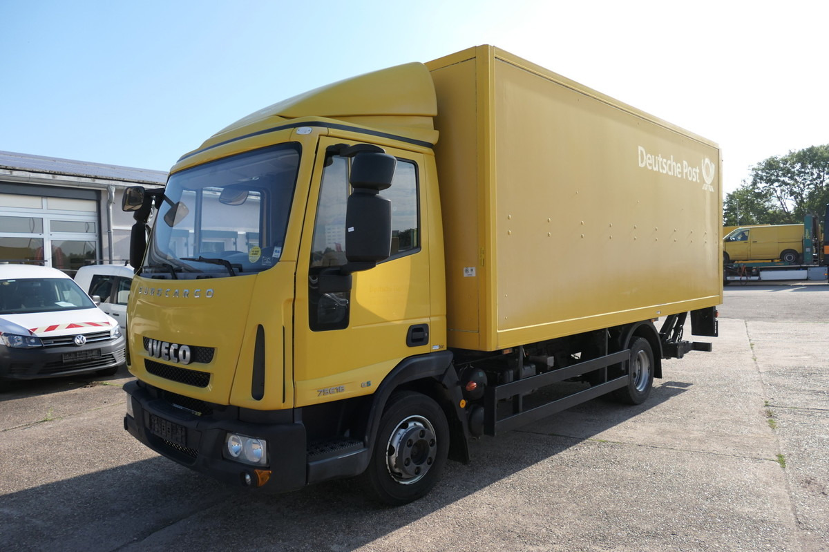 IVECO EuroCargo ML 75 E 16 P LBW LUFT AUTOMATIK COC EU - Dostawczy kontener: zdjęcie 1 IVECO EuroCargo ML 75 E 16 P LBW LUFT AUTOMATIK COC EU - Dostawczy kontener: zdjęcie 1
