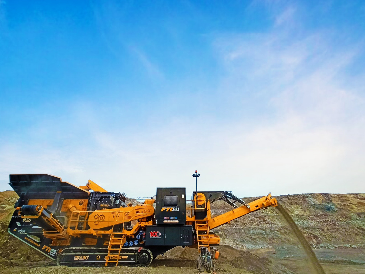 FABO Mobile crusher - Kruszarka mobilna: zdjęcie 4 FABO Mobile crusher - Kruszarka mobilna: zdjęcie 4