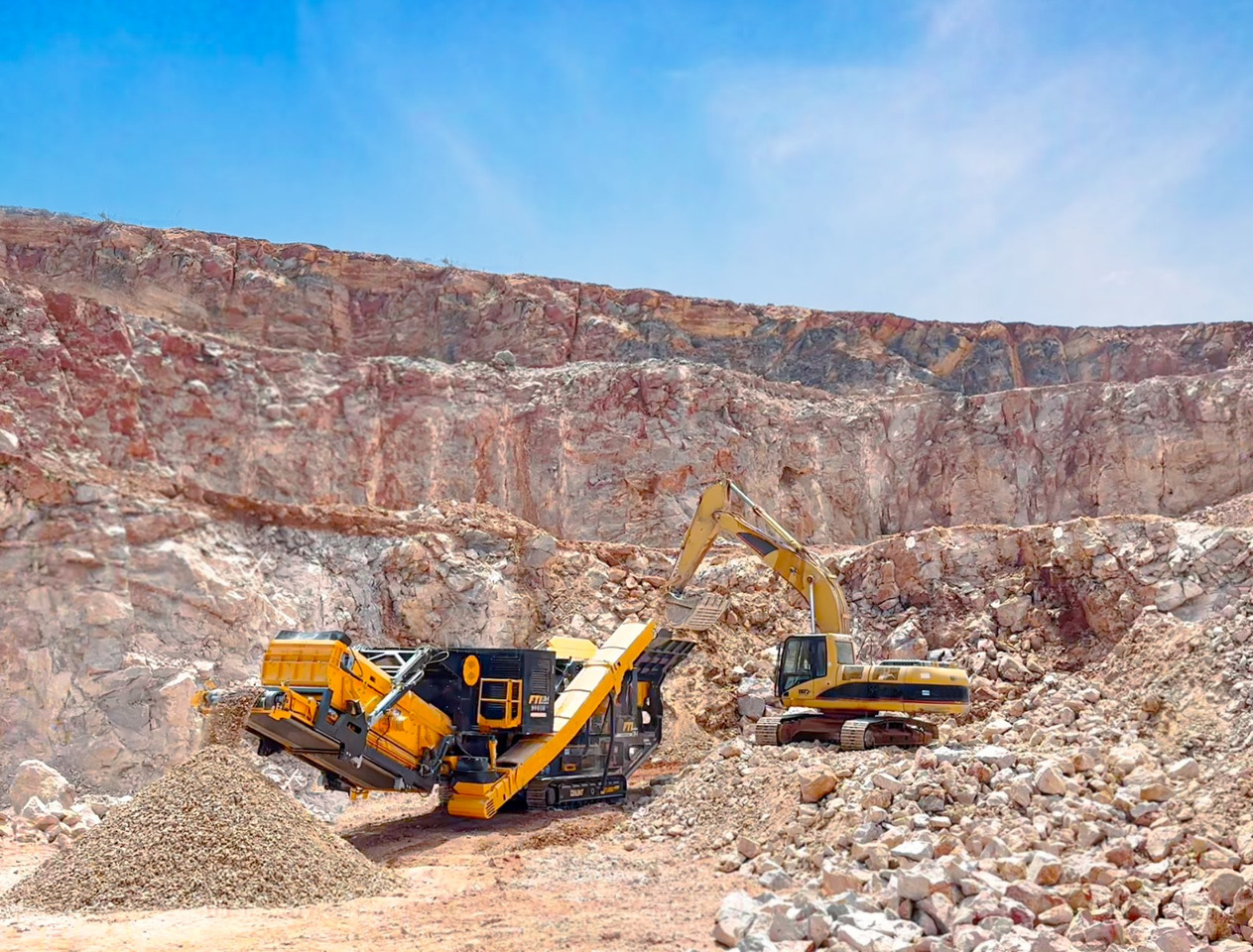 FABO Mobile crusher - Kruszarka mobilna: zdjęcie 4 FABO Mobile crusher - Kruszarka mobilna: zdjęcie 4