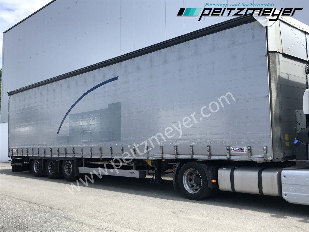 SCHMITZ 3 Achs Pritschenauflieger SCS 24/L-13.62 Mega, Power-Curtain Jumbo, Edscha, RSAB, - Naczepa plandeka: zdjęcie 3 SCHMITZ 3 Achs Pritschenauflieger SCS 24/L-13.62 Mega, Power-Curtain Jumbo, Edscha, RSAB, - Naczepa plandeka: zdjęcie 3