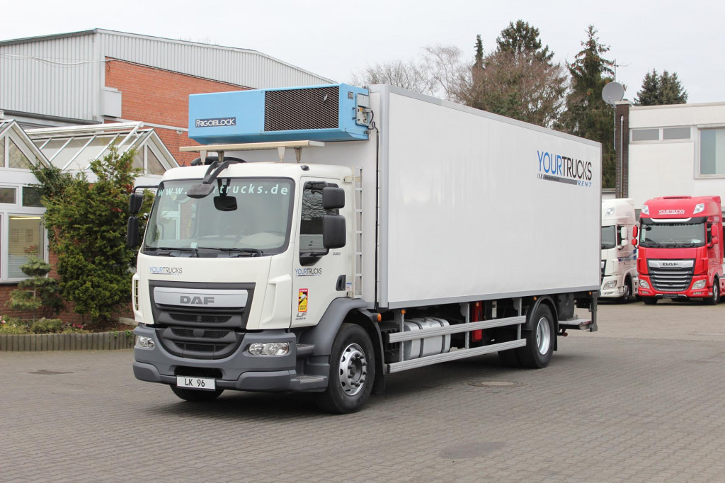 Daf LF 280 E6 Frigoblock LBW Rolltor Strom Klima - Samochód ciężarowy chłodnia: zdjęcie 1 Daf LF 280 E6 Frigoblock LBW Rolltor Strom Klima - Samochód ciężarowy chłodnia: zdjęcie 1