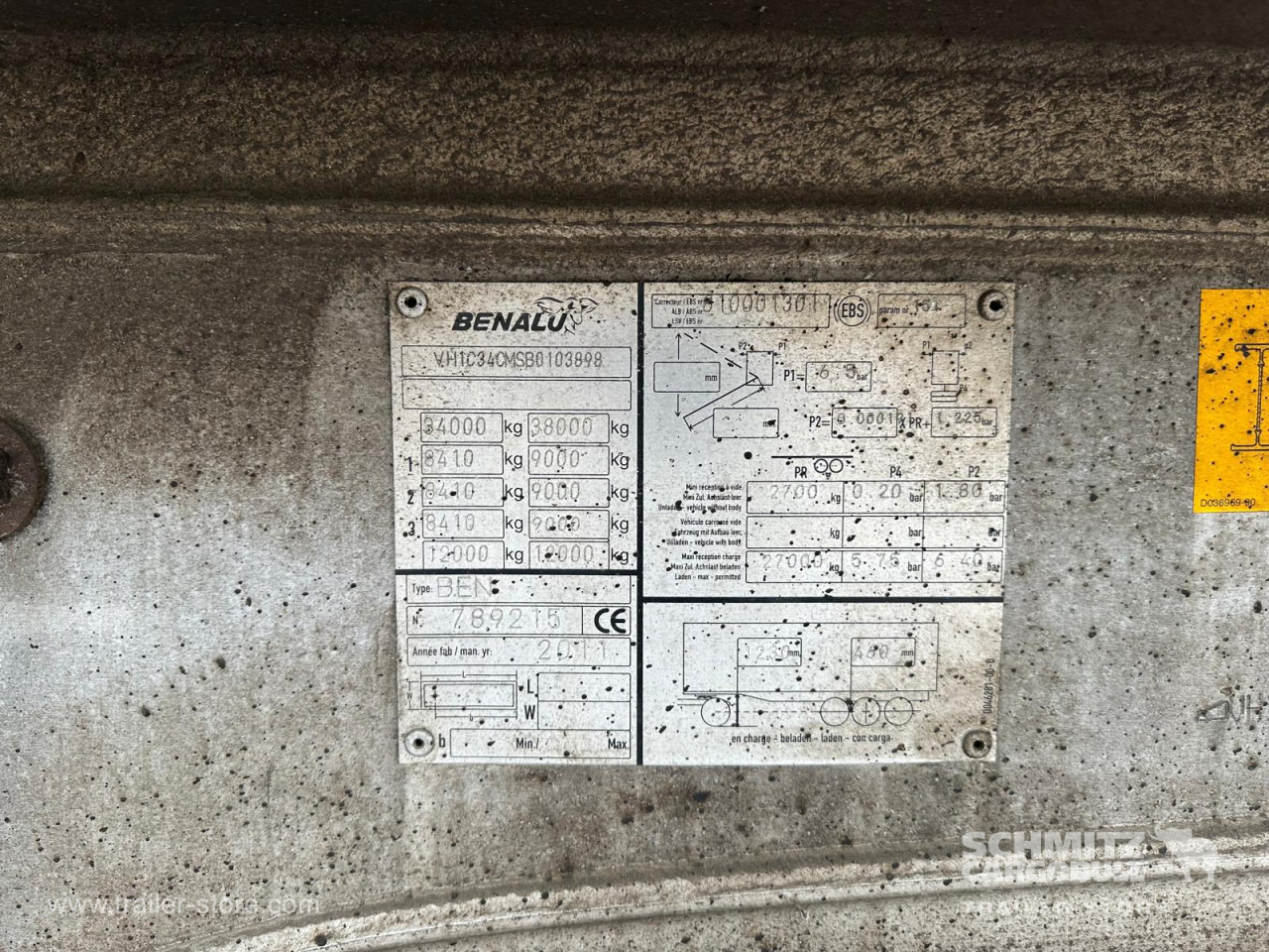 BENALU Tipper Alu-square sided body 24m³ - Naczepa wywrotka: zdjęcie 4 BENALU Tipper Alu-square sided body 24m³ - Naczepa wywrotka: zdjęcie 4