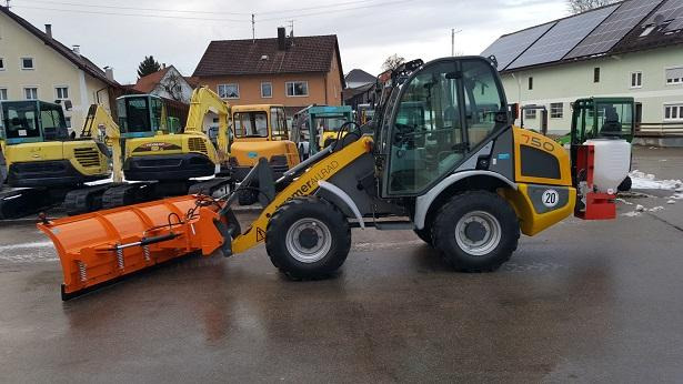 Schneeschild 2,6m Kramer Schlepper Radlader Hoflader Frontlader - Pług do śniegu: zdjęcie 4 Schneeschild 2,6m Kramer Schlepper Radlader Hoflader Frontlader - Pług do śniegu: zdjęcie 4