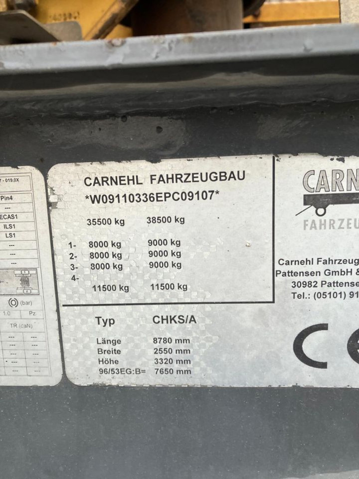 CARNEHL Kippauflieger CHKS A Kippauflieger - Naczepa wywrotka: zdjęcie 4 CARNEHL Kippauflieger CHKS A Kippauflieger - Naczepa wywrotka: zdjęcie 4